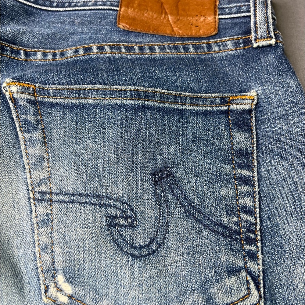 AG Adrian Goldschmied Mens Jeans Matchbox Slim Straight Jeans – Size 32 - Picture 13 of 14